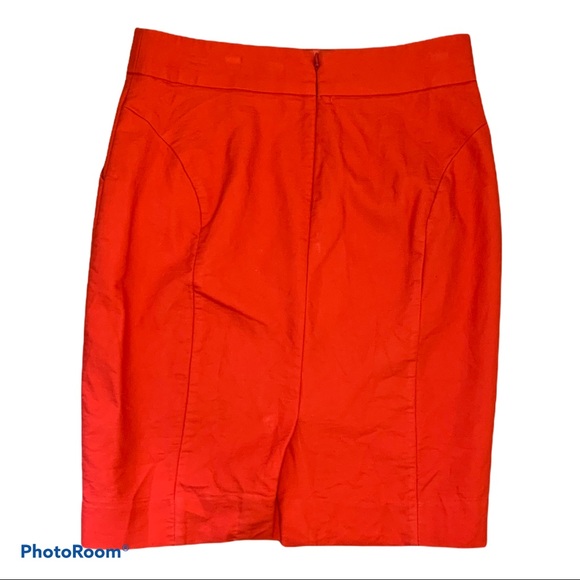 J.Crew “The Pencil Skirt” in Red Size 2 - Picture 3 of 6